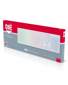 Клавиатура SmartBuy  SBK-305U-W                   (USB)         White Подсв..