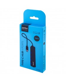 Type-C USB-концентратор Perfeo (PF-H039 Black) 4 порта (PF_D0787)..
