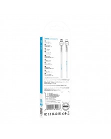 Кабель Type C - 8-pin Hoco X 37 1.0 m,3.0A, White, коробочка PD 27W.. Кабель Type C - 8-pin Hoco X 37 1.0 m,3.0A, White, коробочка PD 27W..