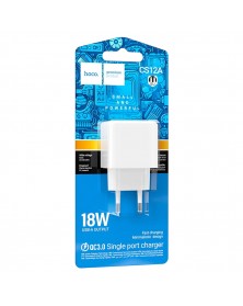Сетевое Зарядное Устройство 220V- 1*USB выход   Hoco CS12A  2.1A White..