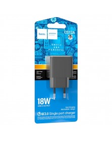 Сетевое Зарядное Устройство 220V- 1*USB выход   Hoco CS12A  2.1A Black..