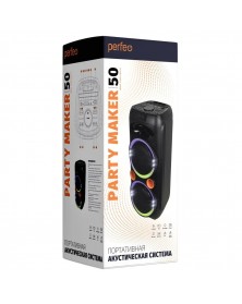 Миниспикер Perfeo PARTY MAKER   50    Bluetooth FM,MP3 USB,microSD,AUX Blac..