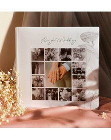 Ф/Альбом  PL-011-2   200 фото  10*15  бум. листы , книж. переплет Bright wedding, Сентябрь    (24) 