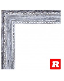 Ф/Рамка PLATINUM пласт.15*21   СТИЛЬ - Морозное серебро    (26)