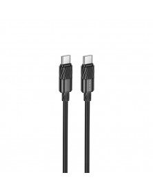Кабель  Type-C - Type-C Borofone BX106 1.0 m,3.0A, Black, коробочка Пластик..