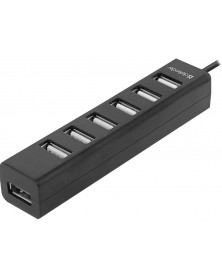USB-концентратор DEFENDER QUADRO SWIFT USB 2.0 7 портов..