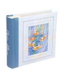 Ф/Альбом  Pioneer  (134560)  200 ф  книжный переплет, Memo, Цветы (12)  ..