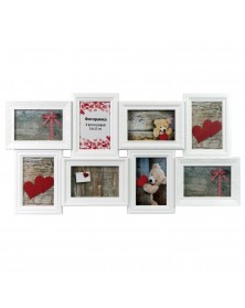 Мультирамка на   8 фото   BIN-112183 Белый   (6)..