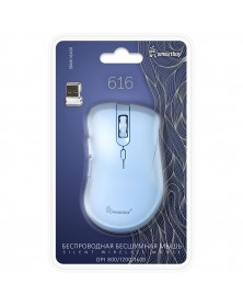Мышь Smart Buy  616 AG-B                (Nano,1600dpi,Optical) Blue Беспров..