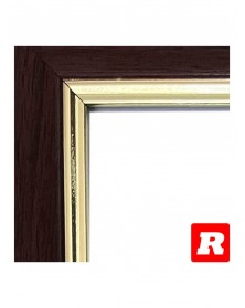 Ф/Рамка PLATINUM пласт. 30*40   Плаза - Красное дерево   (17)..