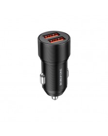 Автомобильное Зарядное Устройство 12V- USB 2*USB выхода Borofone BZ  19B 3...