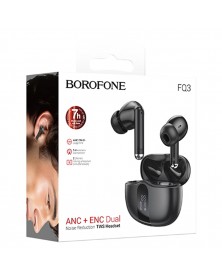 Гарнитура Borofone FQ   3 TWS         (Вакуумная)             (    ) Black ..