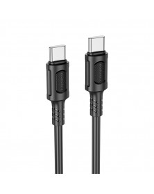 Кабель  Type-C - Type-C Borofone BX111 1.0 m,3.0A, Black, коробочка Пластик..