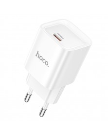 Сетевое Зарядное Устройство 220V- 1*Type-C выход   Hoco C  146A  3.0A White..