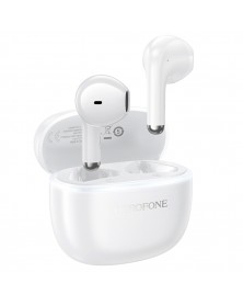 Гарнитура Borofone FQ 11 TWS         (Внутриканальная)  (    ) White   HiFi..