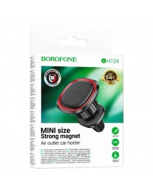 Автодержатель Borofone BH124 Roman для смартфона, на воздуховод, пластик, м..