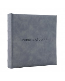 Ф/альбом ЯМ 200 ф.FA-EBBM200 - 869 классика, кн.пер, иск.кожа, серый (12)..