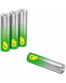 Батарейка GP SUPER  G-tech     LR6  Alkaline  (  5BL) Отрывные (5/60/600)..