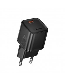 Сетевое Зарядное Устройство 220V- 1*Type-C выход   Hoco N  64  3.0A Black, ..