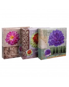 Ф/Альбом  Фишт 200 ф. С-46200L (бумажные стр. с МЕМО) Цветочная коллекция-1..