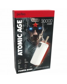 Внешний Аккумулятор Power Bank Perfeo Atomic Age        30000 mAh 2*USB 5.0..