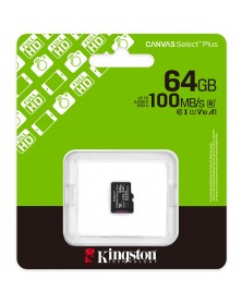 Карта памяти  MicroSDXC     64Gb (Class  10)  Kingston  без Адаптера Canvas..