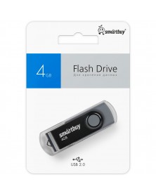 USB Флеш-Драйв    4Gb  Smart Buy Twist Color Mix..