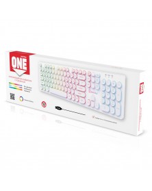 Клавиатура SmartBuy  SBK-329U-W                   (USB)         White Подсв..