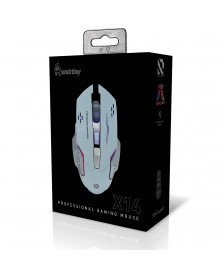 Мышь Smart Buy  724 AG-W X-14      (Nano,3200dpi,Optical) White Игровая Бес..