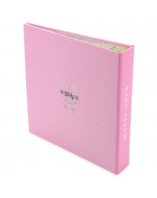 Ф/Альбом-анкета  Pioneer  (86563) 56 фото 10*15 + Цветные страницы  Розовая..