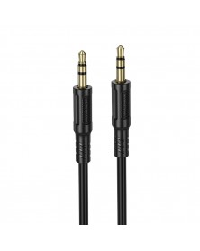 Кабель  AUX 3.5 Jack вилка - 3.5 Jack вилка   1,0 м, Borofone BL25 Black, к..