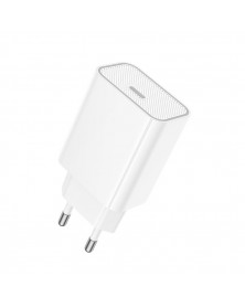 Сетевое Зарядное Устройство 220V- 1*Type-C выход   Hoco C  143A  3.0A White..