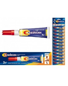 Супер-клей Склейкин    3 гр 12 шт. лента отрывная  (12/600)..