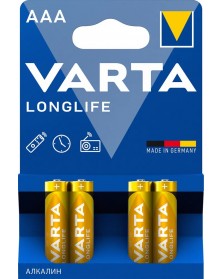 Батарейка VARTA             LR03  Alkaline  (  4BL)(40/100) Longlife..