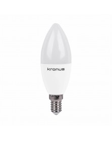 Лампа светодиодная KRONUS (LED) C37-  12W-6000K E14 Холодный Дневной свет (..
