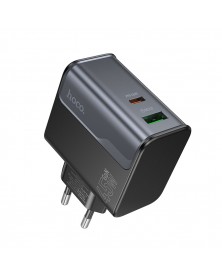 Сетевое Зарядное Устройство 220V- 1*Type-C выход + 1*USB Hoco CS74A 3.0A .. Сетевое Зарядное Устройство 220V- 1*Type-C выход + 1*USB Hoco CS74A 3.0A ..