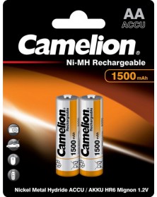 Аккумулятор CAMELION  R6     (1500mAh)(2BL)(24)..
