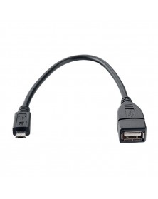 Кабель  Perfeo (U4202) USB2.0 A розетка - MicroUSB вилка (OTG)  0.2м  пакет..